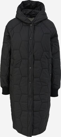 QS Ανοιξιάτικο και φθινοπωρινό παλτό σε μαύρο: μπροστά