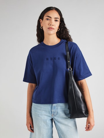 Nike Sportswear Koszulka w kolorze niebieski: przód