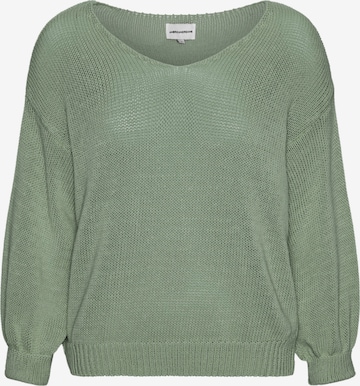 americandreams Oversizepullover 'Milana Cotton' in Grün: Vorderseite