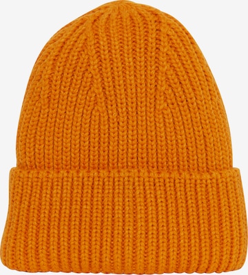 ICHI Beanie in Orange: front