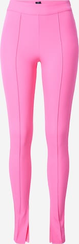 River Island Slimfit Spodnie 'SPLIT' w kolorze różowy: przód