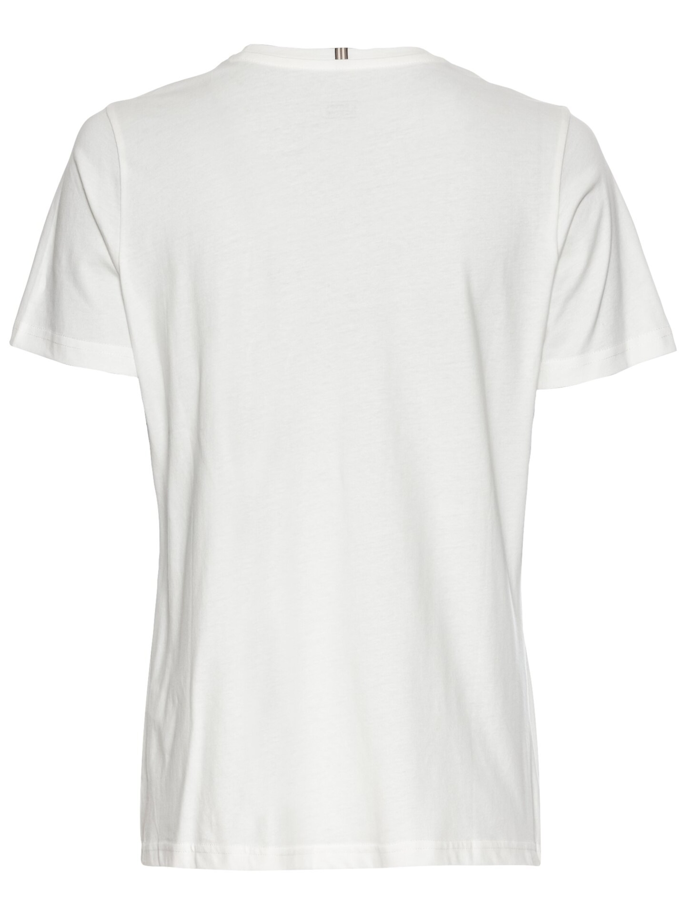 CAMEL ACTIVE T-Shirt mit Print aus nachhaltiger Baumwolle in Weiß