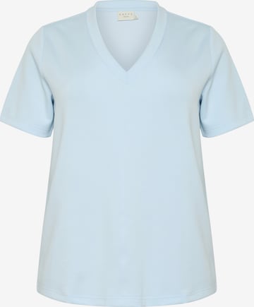 T-shirt 'Annita' KAFFE CURVE en bleu : devant