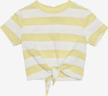 KIDS MINI GIRL Shirt 'May' in Yellow: front