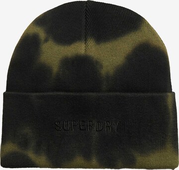 Bonnet Superdry en vert : devant