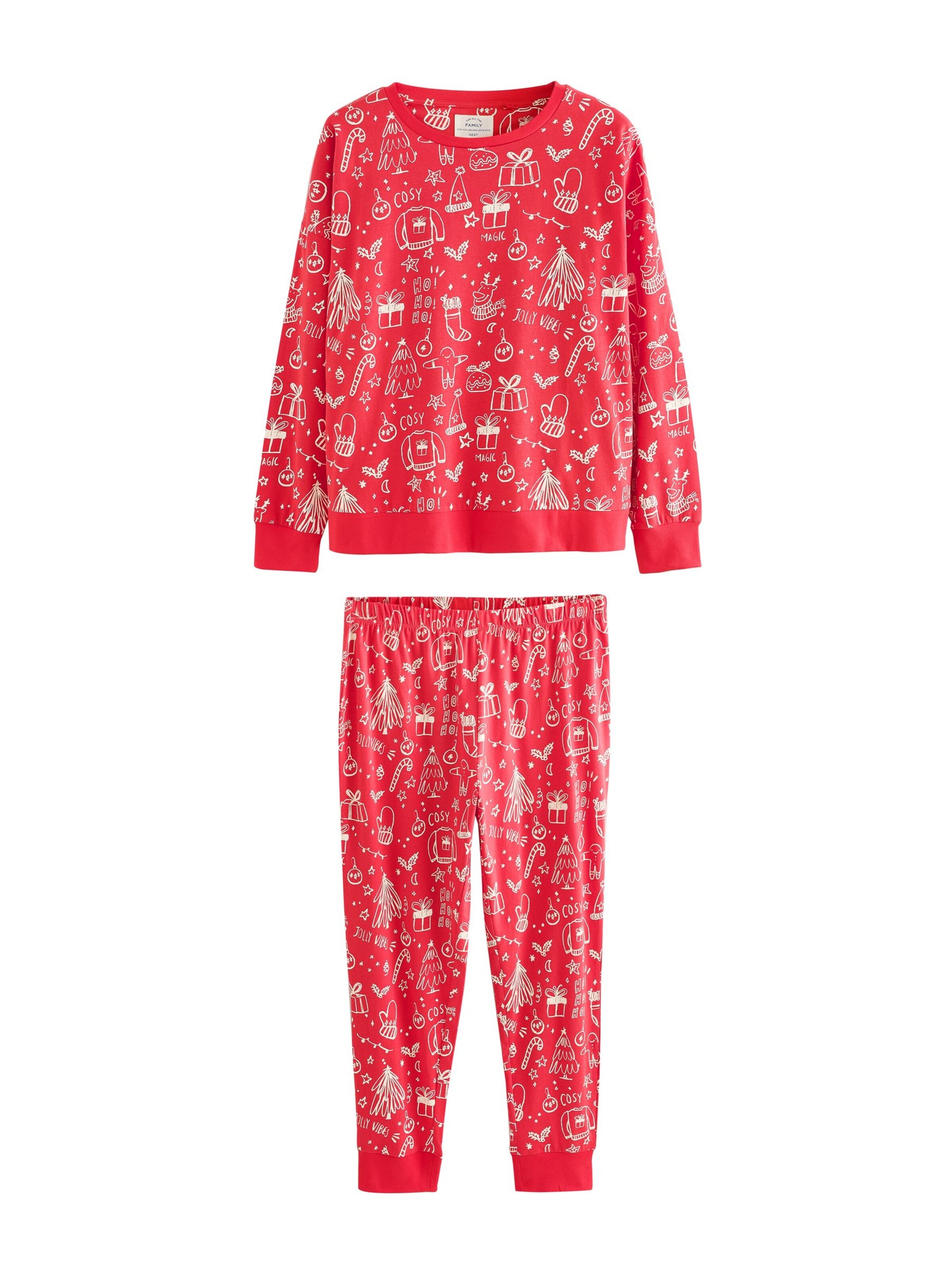 Pyjama Next en rouge : devant