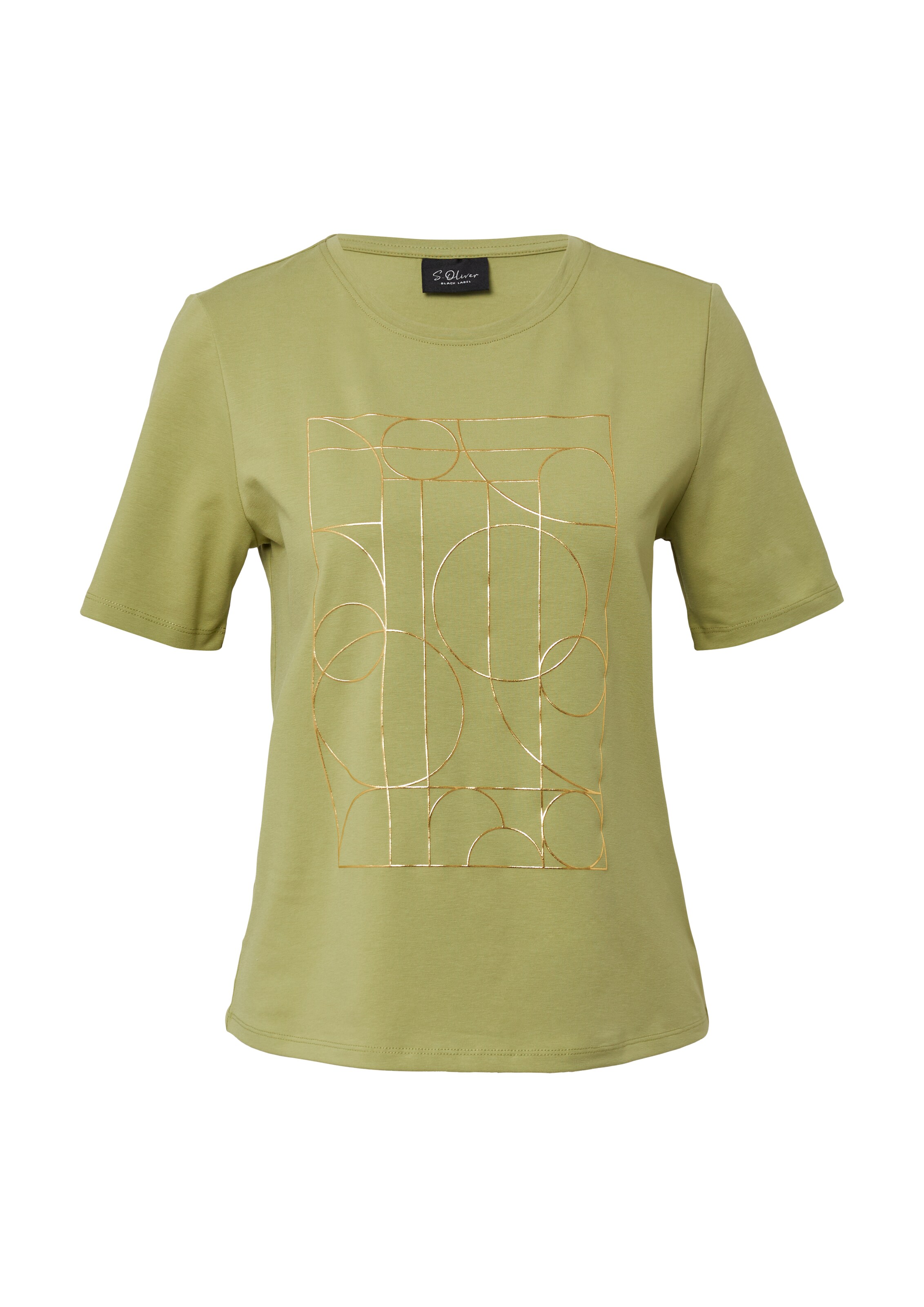 s.Oliver BLACK LABEL Shirt in Grün: Vorderseite