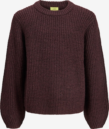Pull-over 'JXGLORIA GLOBAL' JJXX en marron : devant