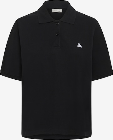 KAREN BY SIMONSEN Poloshirt 'Xenia' in Schwarz: Vorderseite