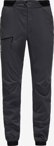 Haglöfs Slim fit Workout Pants 'L.I.M Fuse' in Grey: front