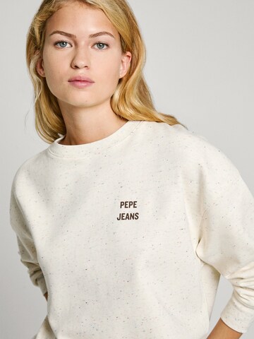Pepe Jeans Sweatshirt 'Faylin' in Wit
