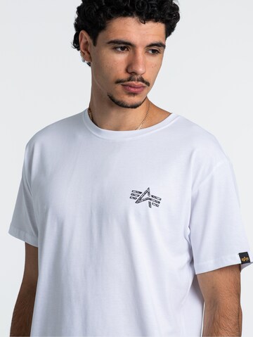 ALPHA INDUSTRIES Shirt in White