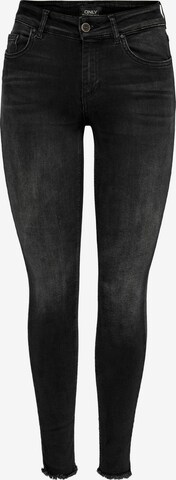 Skinny Jean 'Blush' ONLY en noir : devant