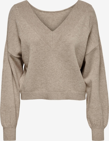 ONLY Sweater 'IBI' in Beige: front