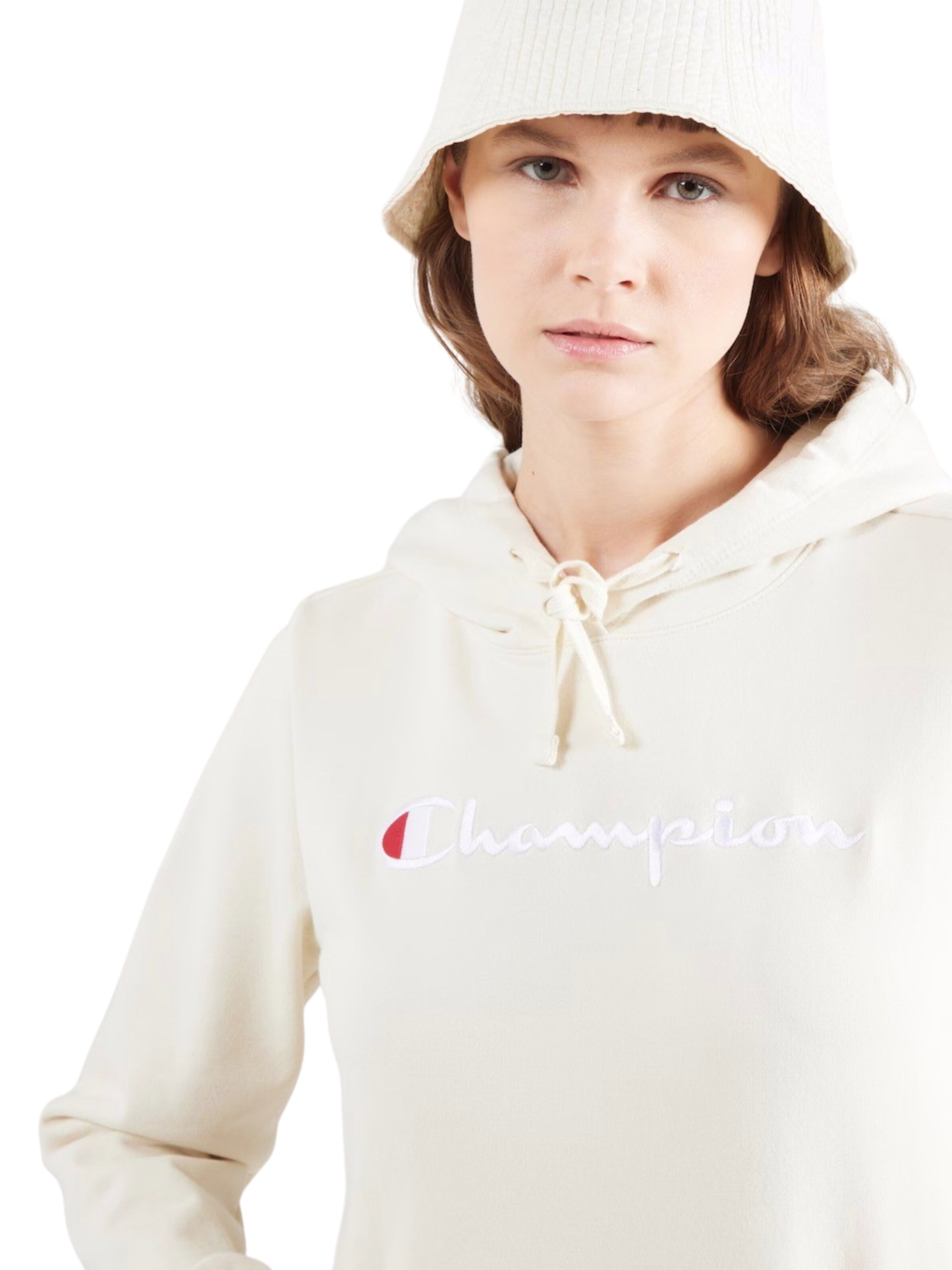 Champion Authentic Athletic Apparel Sweatshirt i hvid