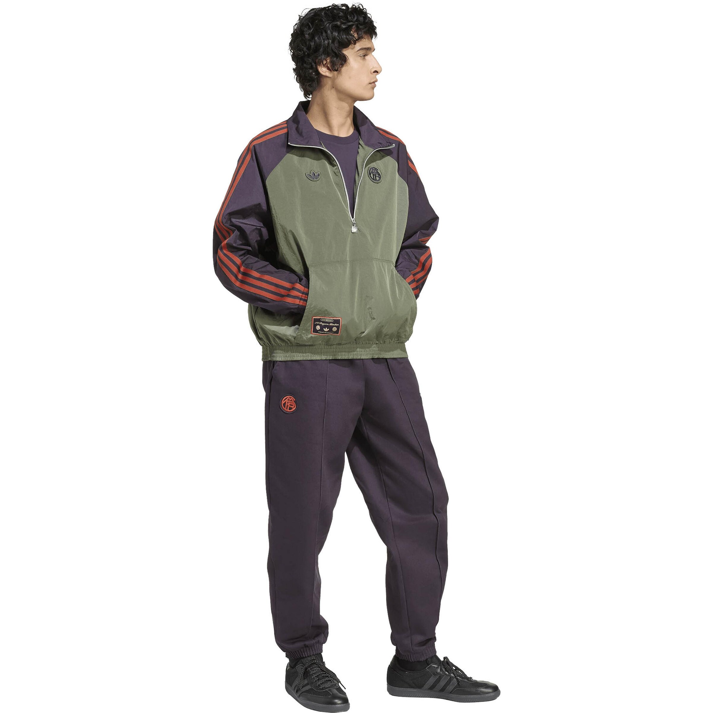 Felpa 'FC Bayern München' di ADIDAS ORIGINALS in verde