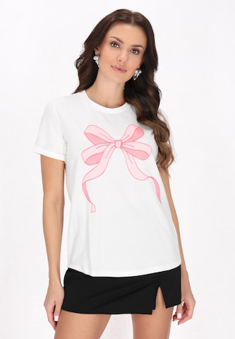 faina Shirt in Wit: voorkant