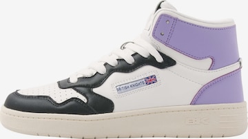 BRITISH KNIGHTS Korkeavartiset tennarit 'NOORS MID' värissä valkoinen: etupuoli