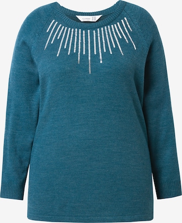 MIAMODA Trui in Groen: voorkant