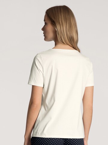 CALIDA - Camiseta para dormir en blanco