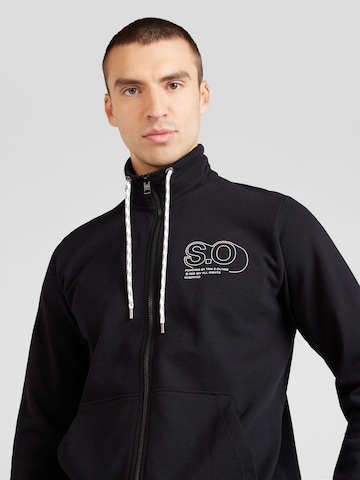 s.Oliver Sweat jacket in Black