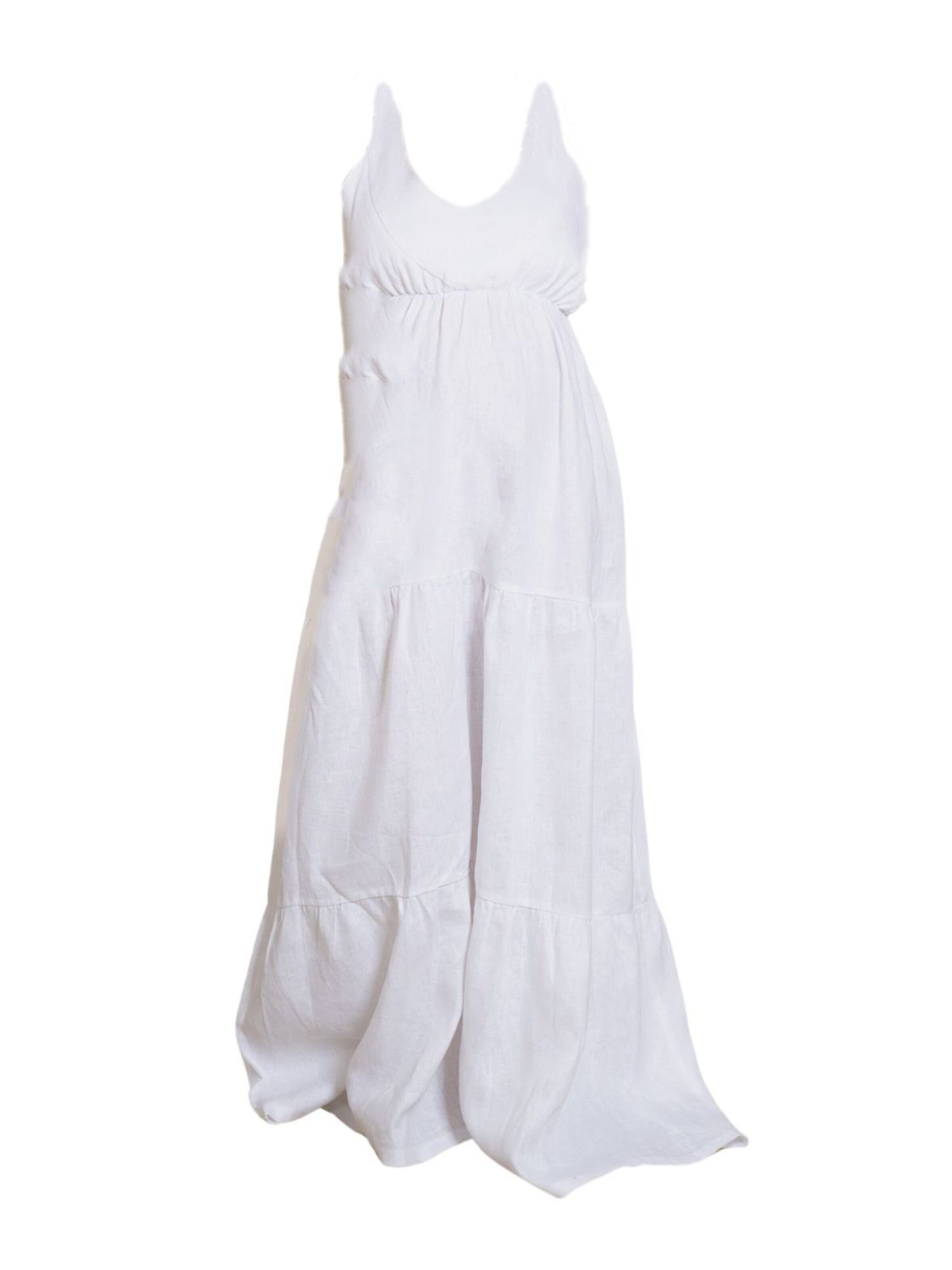 Nikka Place Jurk 'Anemone' in Wit: voorkant