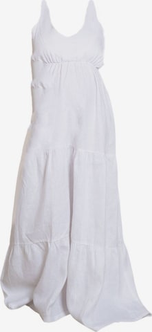 Nikka Place - Vestido 'Anemone' en blanco: frente