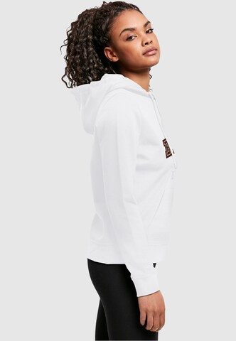 Sweat-shirt 'Brown University - Bear' Merchcode en blanc