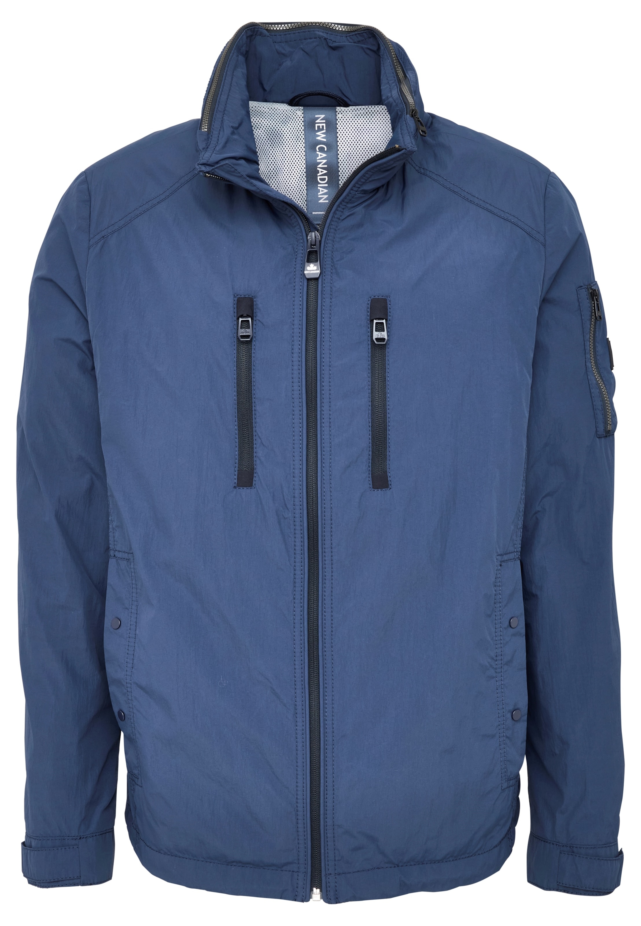 NEW CANADIAN Between-Season Jacket in Blue: front
