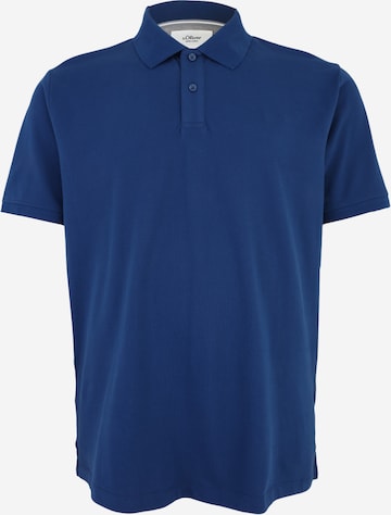 s.Oliver Red Label Big & Tall Tričko – modrá: přední strana