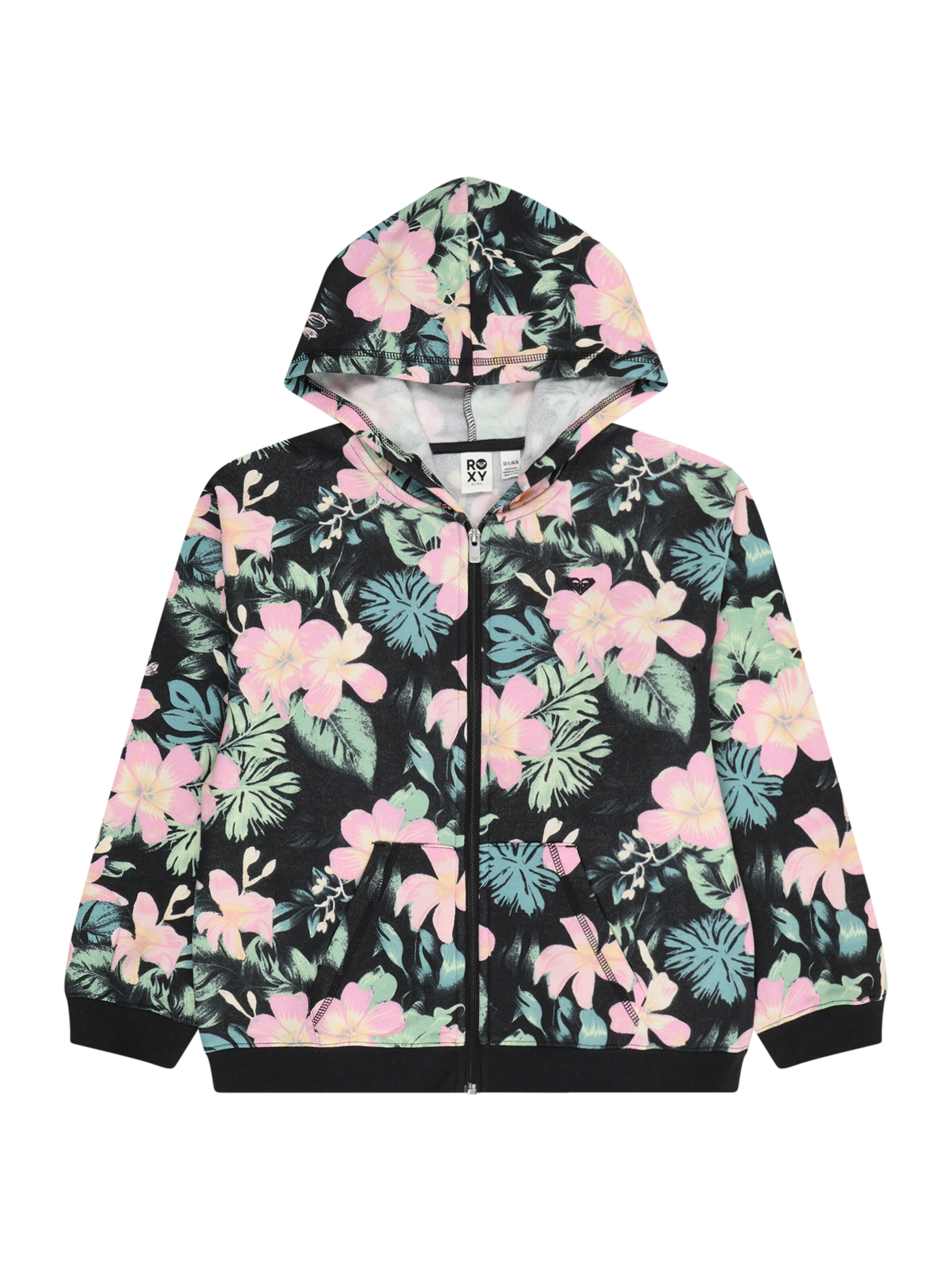 Veste de survêtement 'Twenty Five Miles' ROXY en noir : devant