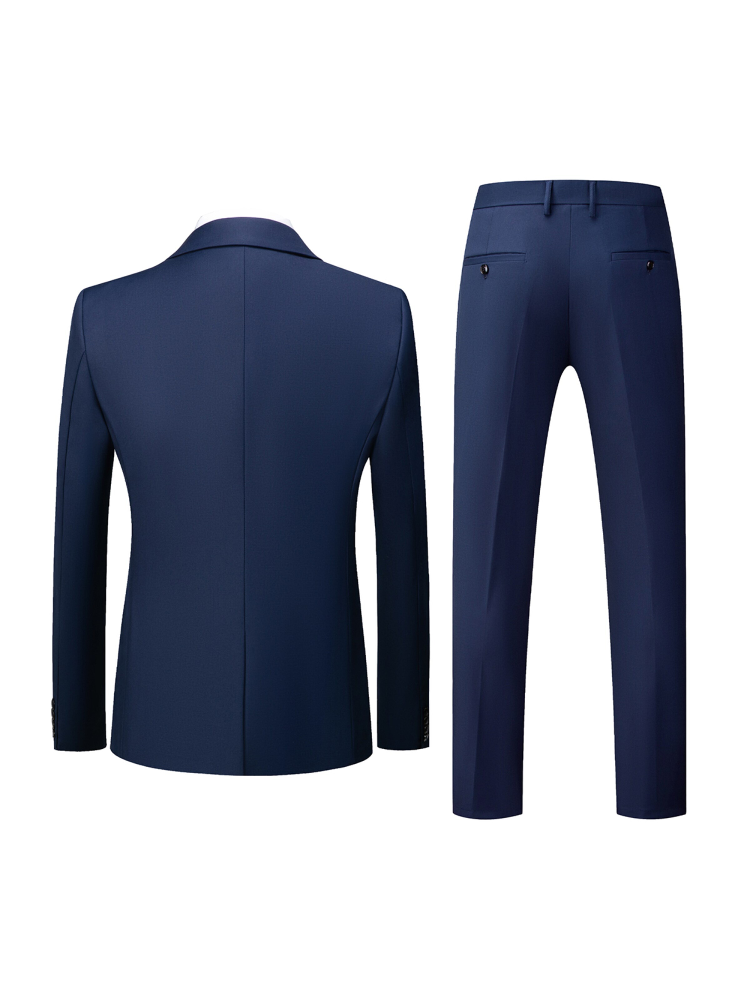 YOUTHUP Slim fit Suit 'Einser' in Blue