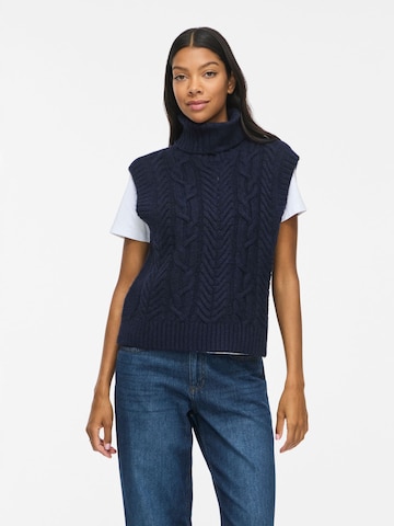 VILA Vest in Blue: front