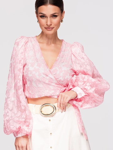 Ombre Blouse in Roze