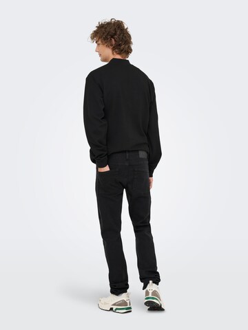 Only & Sons Slim fit Jeans 'ONSLoom' in Black