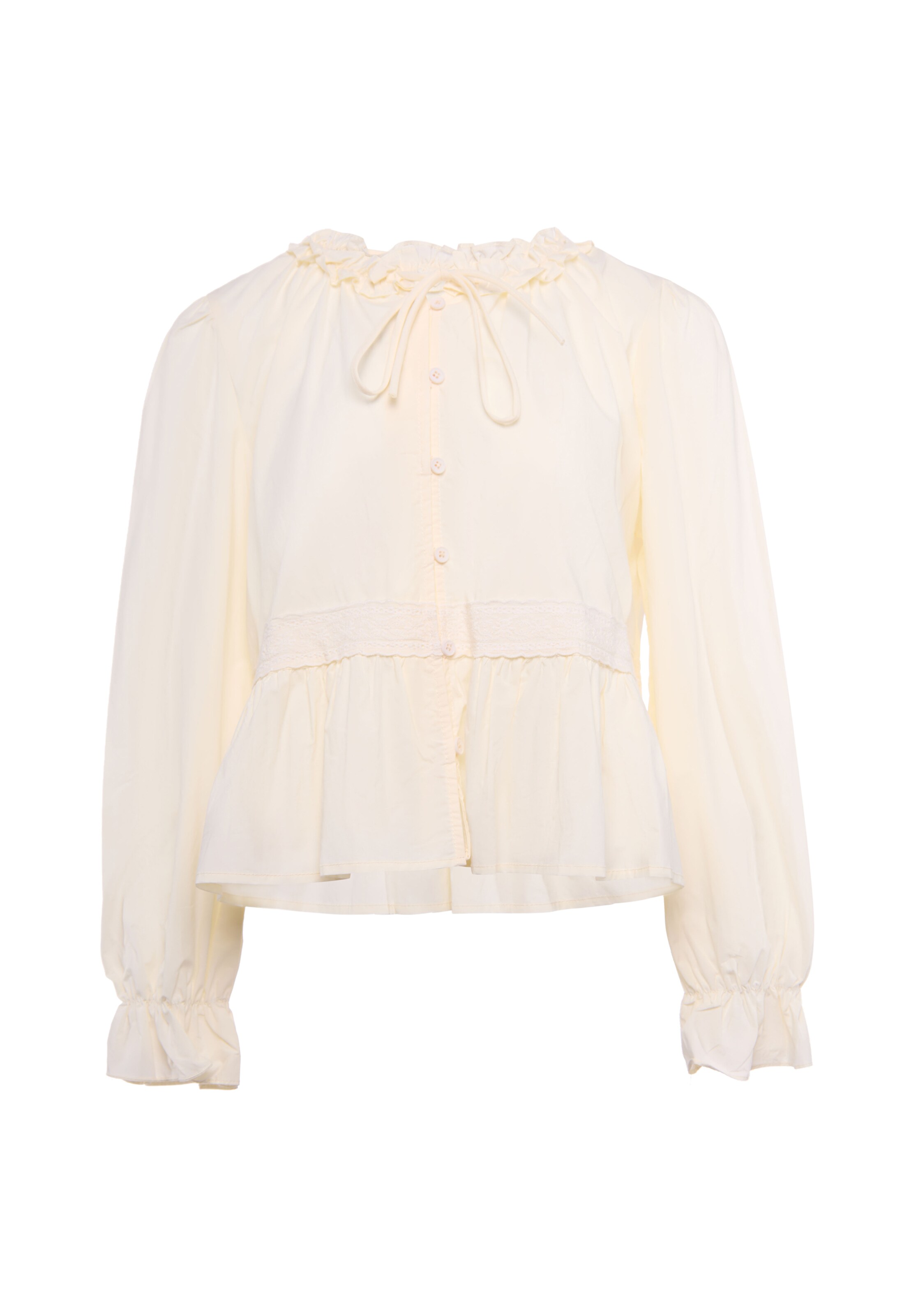 Chemisier IZIA en beige : devant