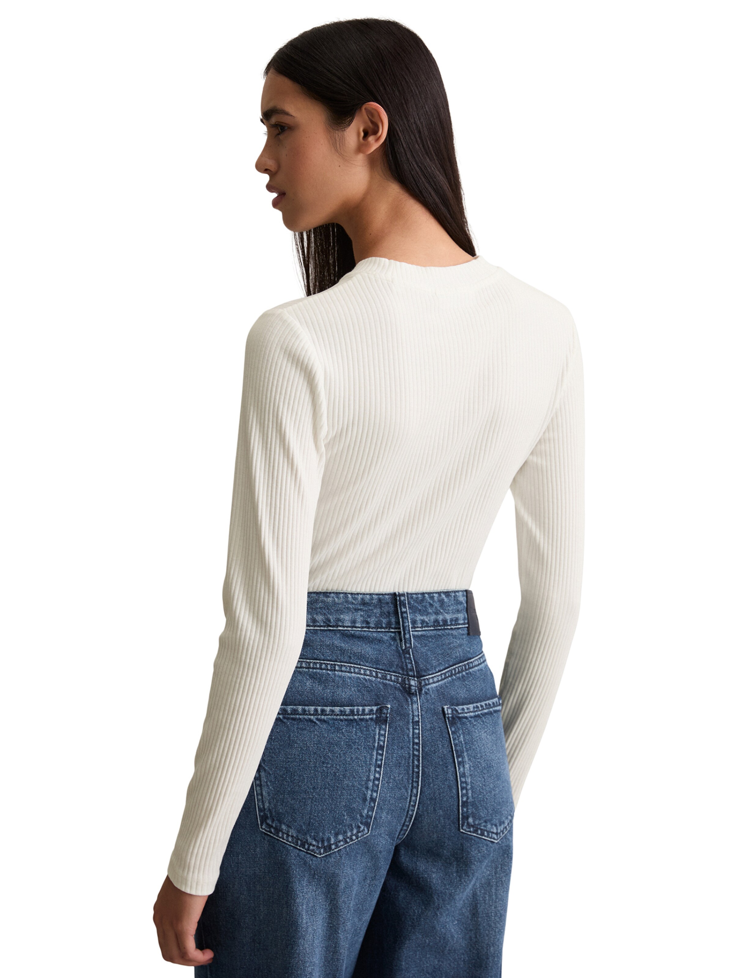 Tricou de la Marc O'Polo DENIM pe alb