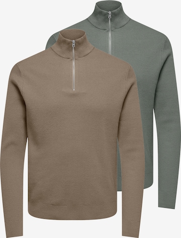 Only & Sons Pullover 'Phil' in Grün: Vorderseite