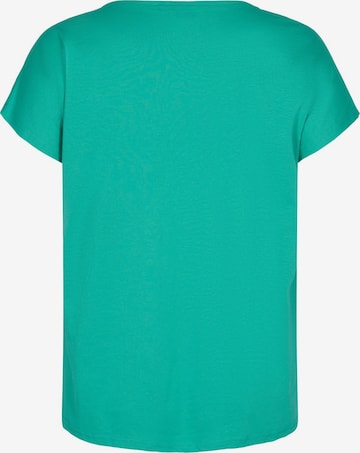 Zizzi T-Shirt 'Katja' in Grün