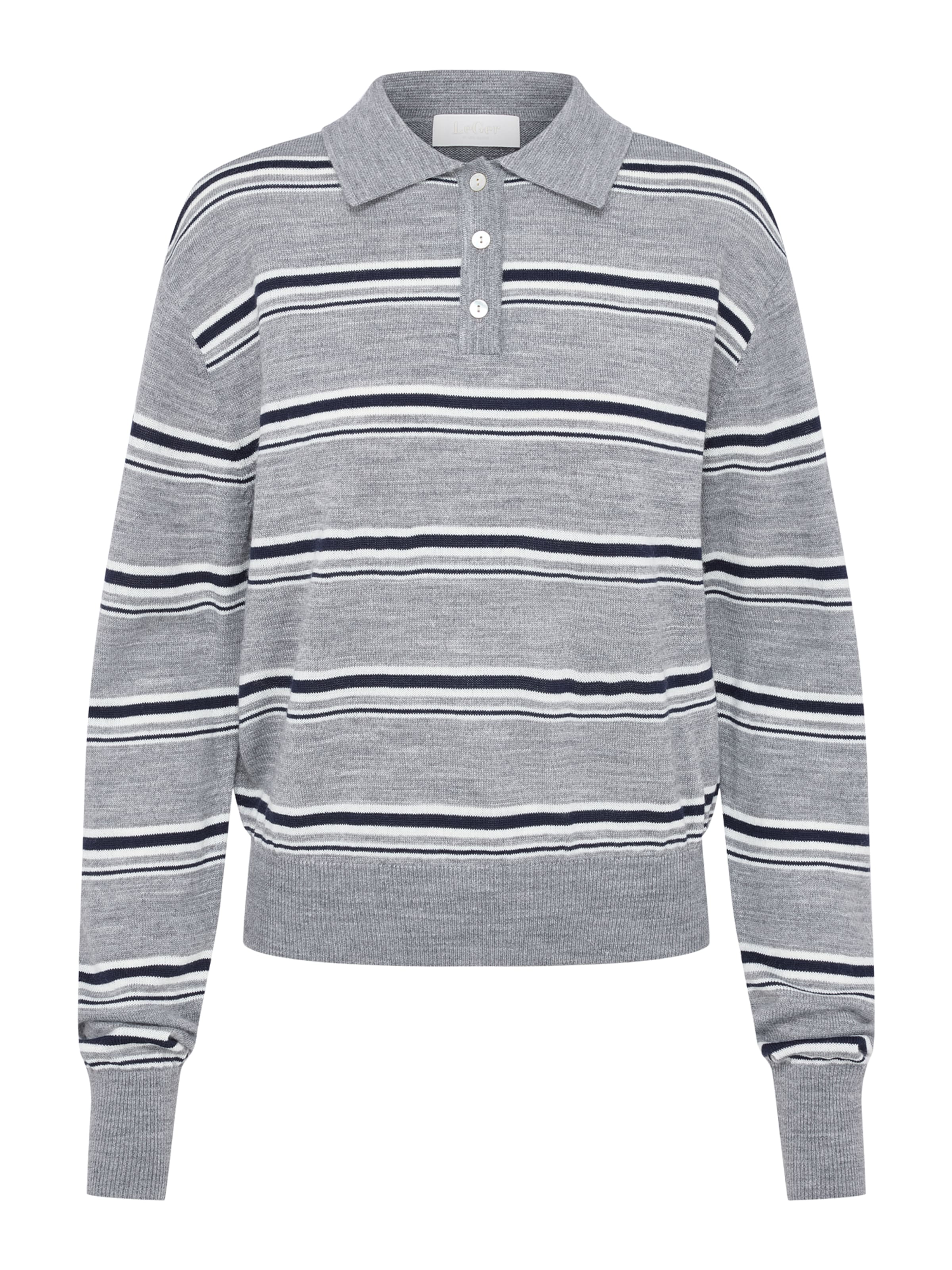 LeGer by Lena Gercke Sweater 'Lilith' in marine blue / Grey / White, Item view