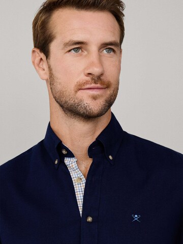 Hackett London Slim fit Overhemd in Blauw