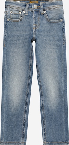 Regular Jeans 'GLENN' de la Jack & Jones Junior pe albastru: față