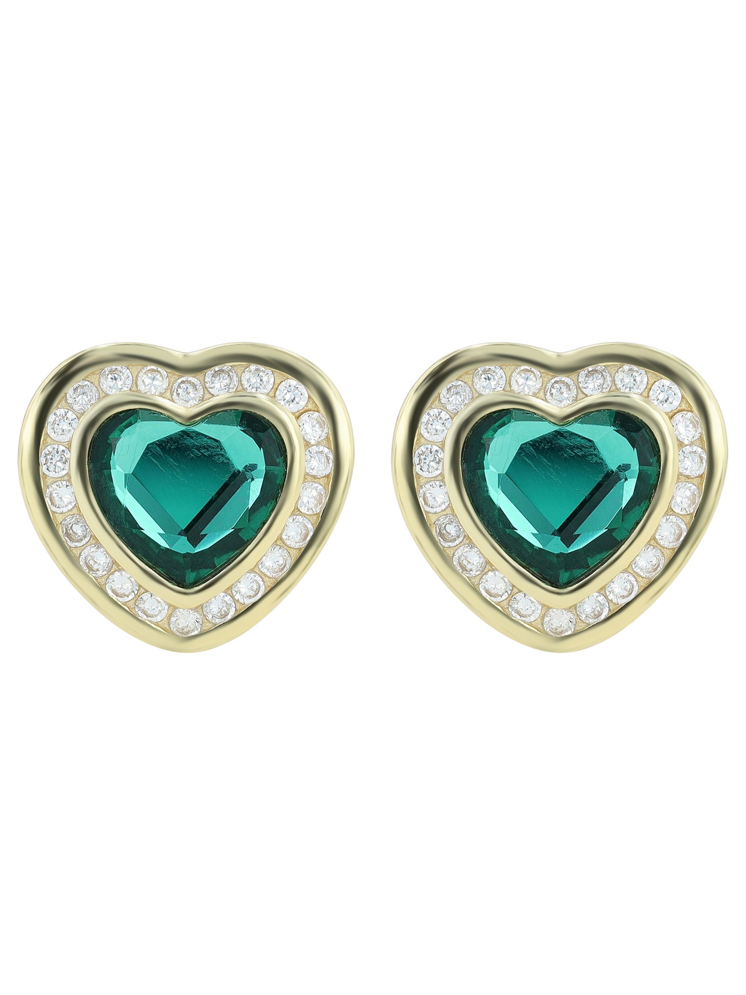 Akzent Earrings 'langlebig' in Gold: front