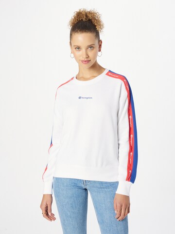 Champion Authentic Athletic Apparel Mikina – bílá: přední strana