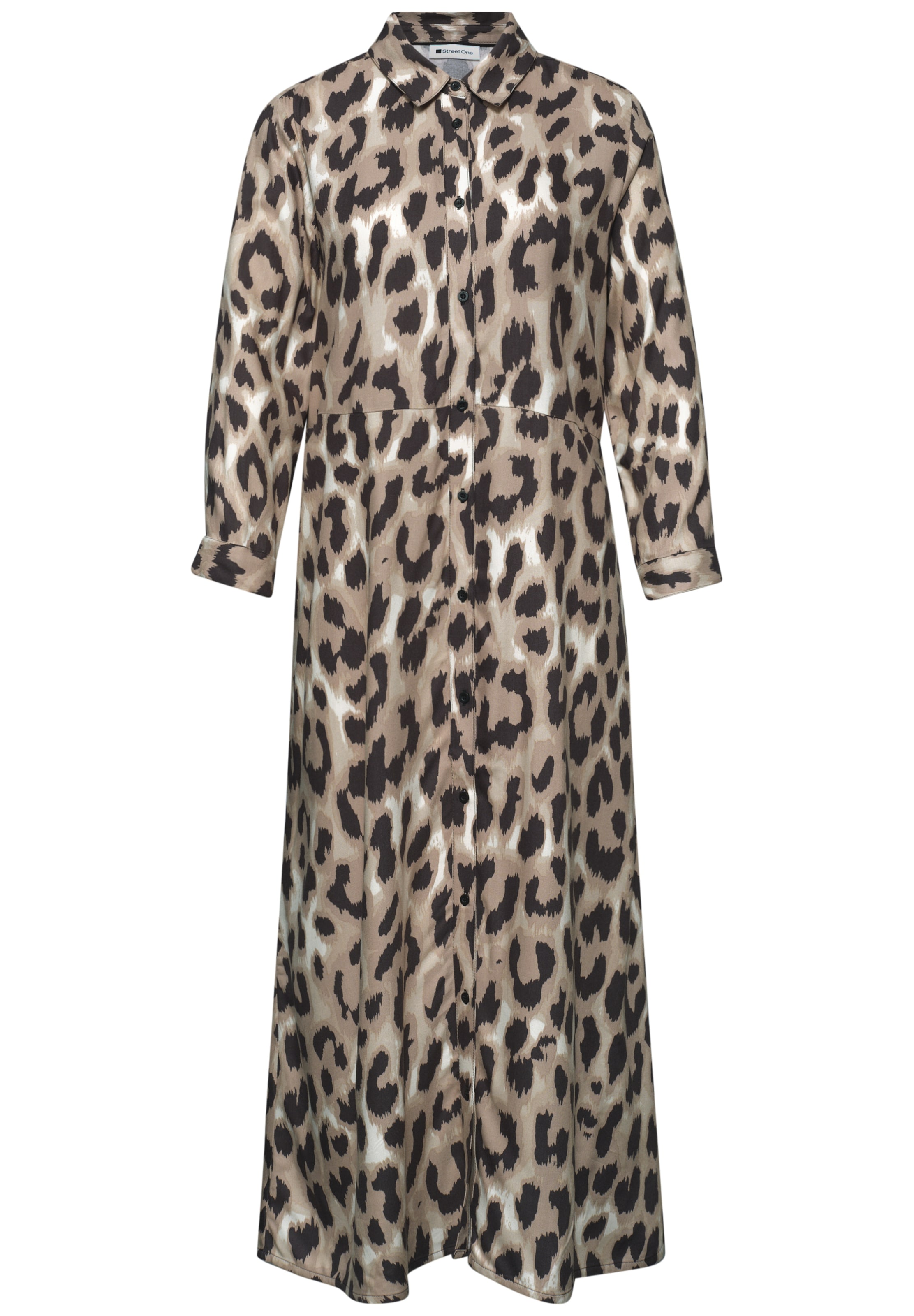 STREET ONE Kleid in Beige: Vorderseite