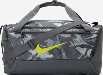 Borsa sportiva 'BRASILIA 9.5' di NIKE in grigio