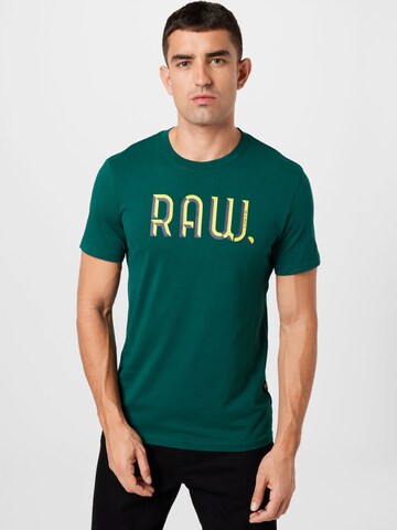 G-Star RAW - Camiseta en verde: frente