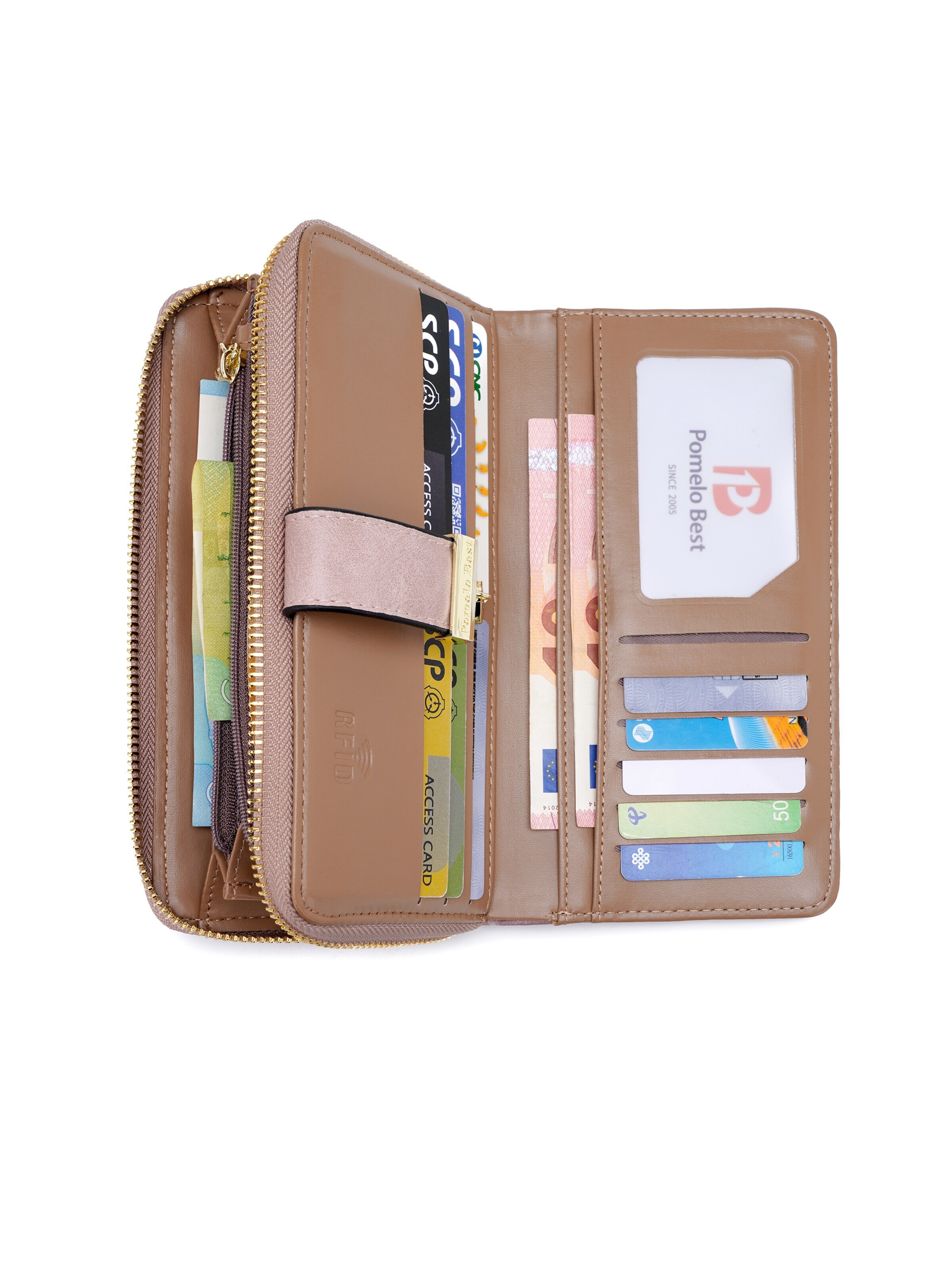 Pomelo Best Wallet 'Damen Klassisch Minimalistisch' in Pink