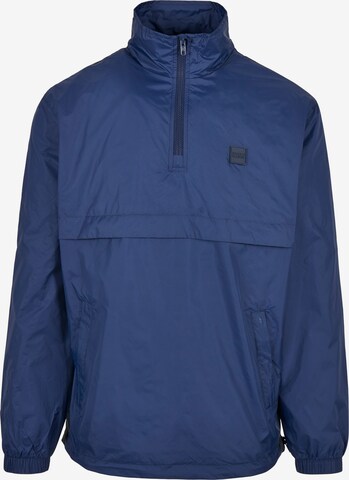 Urban Classics Regular fit Tussenjas in Blauw: voorkant