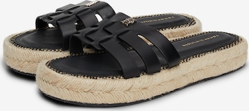 TOMMY HILFIGER Pantolette i svart